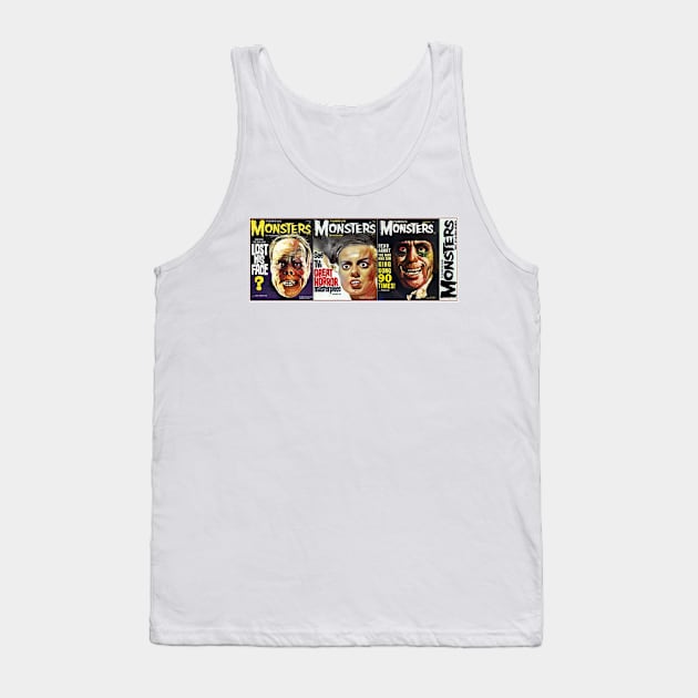 Classic Famous Monsters of Filmland Series 4 Tank Top by Starbase79
